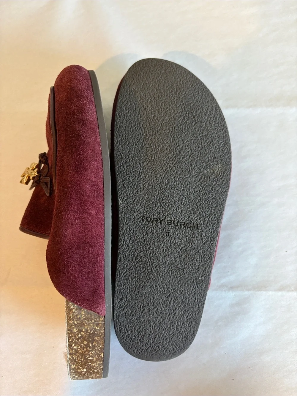 Tory Burch maroon tory